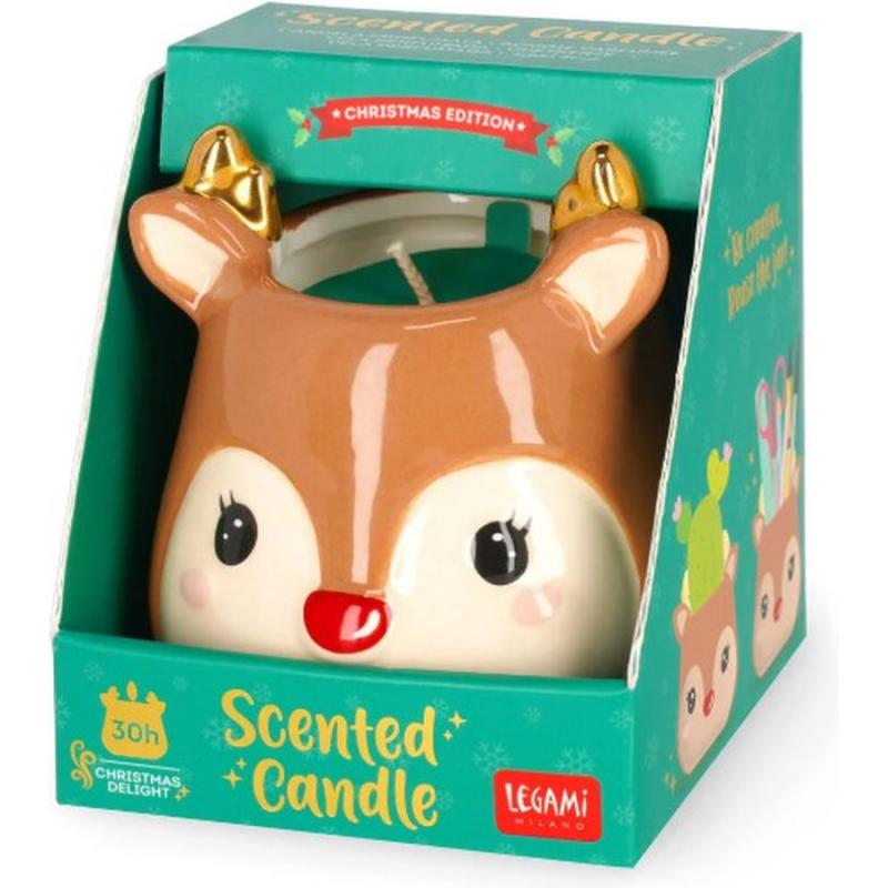 Legami Scented Candle Reindeer Chrismtas Edition