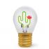 Legami Lightbulb Shaped Table Lamb Bulb Fiction - Cactus
