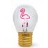 Legami Lightbulb Shaped Table Lamb Bulb Fiction - Flamingo