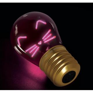 Legami Lightbulb Shaped Table Lamb Bulb Fiction - Kitty