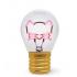 Legami Lightbulb Shaped Table Lamb Bulb Fiction - Kitty
