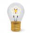Legami Lightbulb Shaped Table Lamb Bulb Fiction - Flower