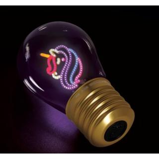 Legami Lightbulb Shaped Table Lamb Bulb Fiction - Unicorn