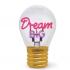 Legami Lightbulb Shaped Table Lamb Bulb Fiction - Dream Big