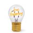 Legami Lightbulb Shaped Table Lamb Bulb Fiction - Be Happy