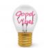 Legami Lightbulb Shaped Table Lamb Bulb Fiction - Good Vibes