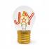 Legami Light Bulb Shaped Table Lamb - Bulb Fiction Joy