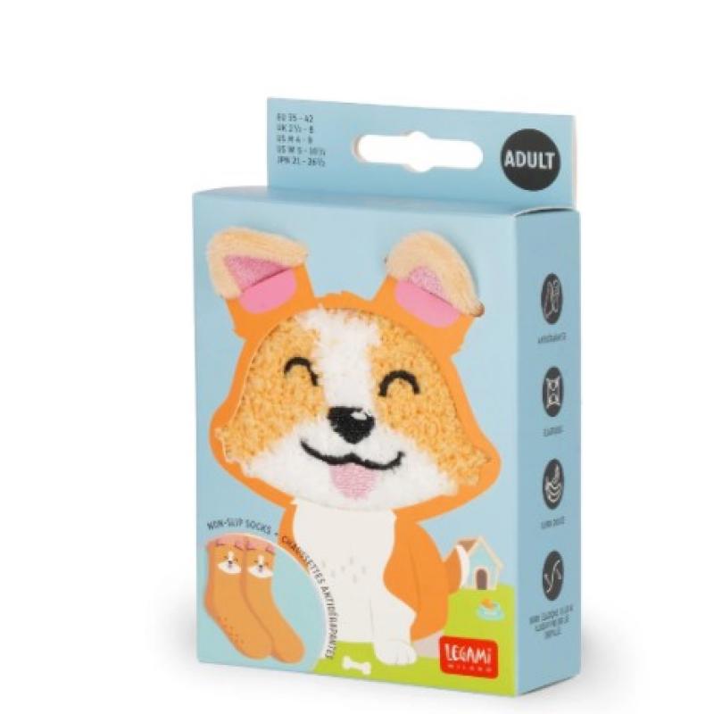 Legami Non-Slip Socks - It's A Match! Αντιολισθητικές Κάλτες - Corgi - Adult CS0006