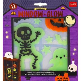 Legami Halloween Σετ 11 Αυτοκόλλητα Παραθύρου - Windo - Glow