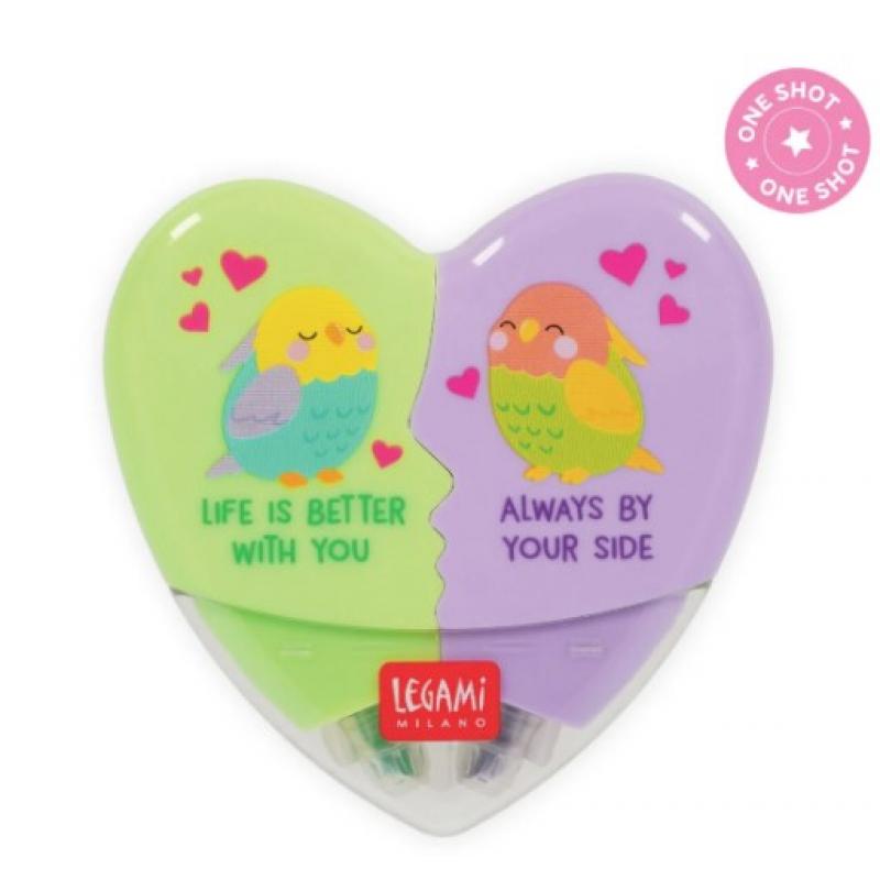 Legami 2 - in - 1 Highlighter - Heartlighter