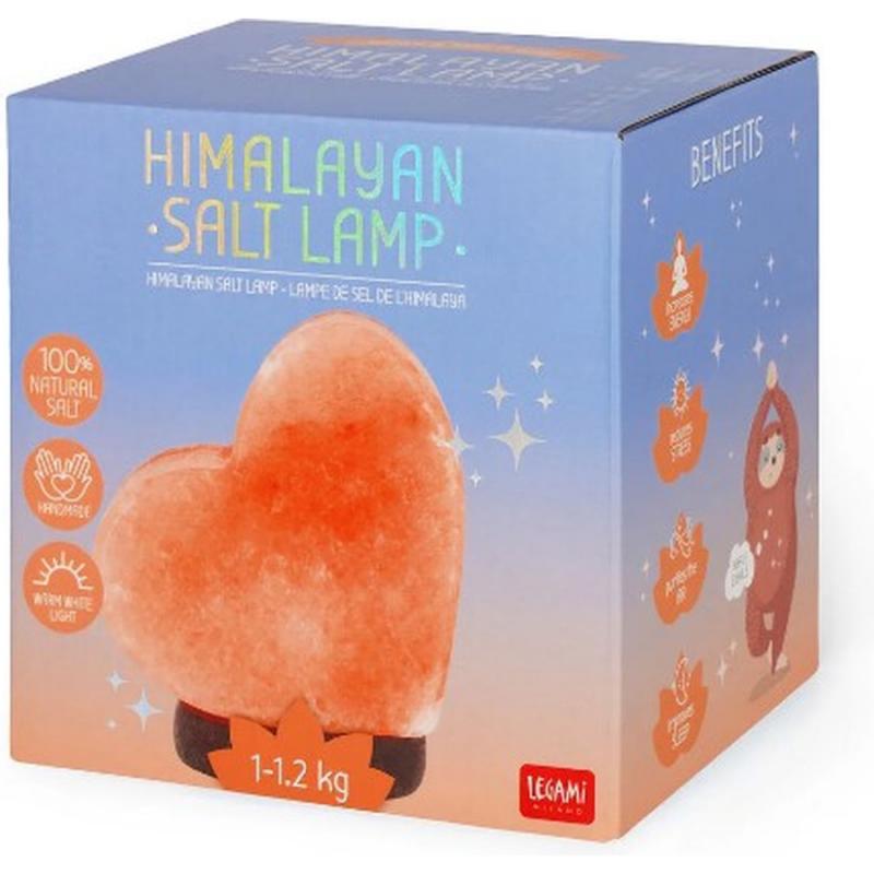 Legami Himalayan Salt Lamp Heart - Λάμπα Αλατιού Ιμαλαϊων Καρδιά