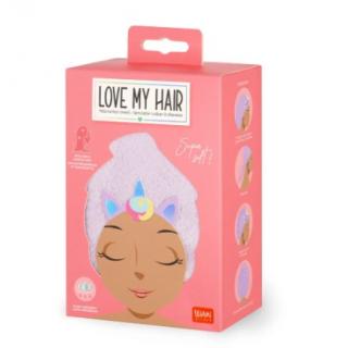 Legami Πετσέτα Μαλλιών Unicorn Hair Turban Towel - Love My Hair Unicorn