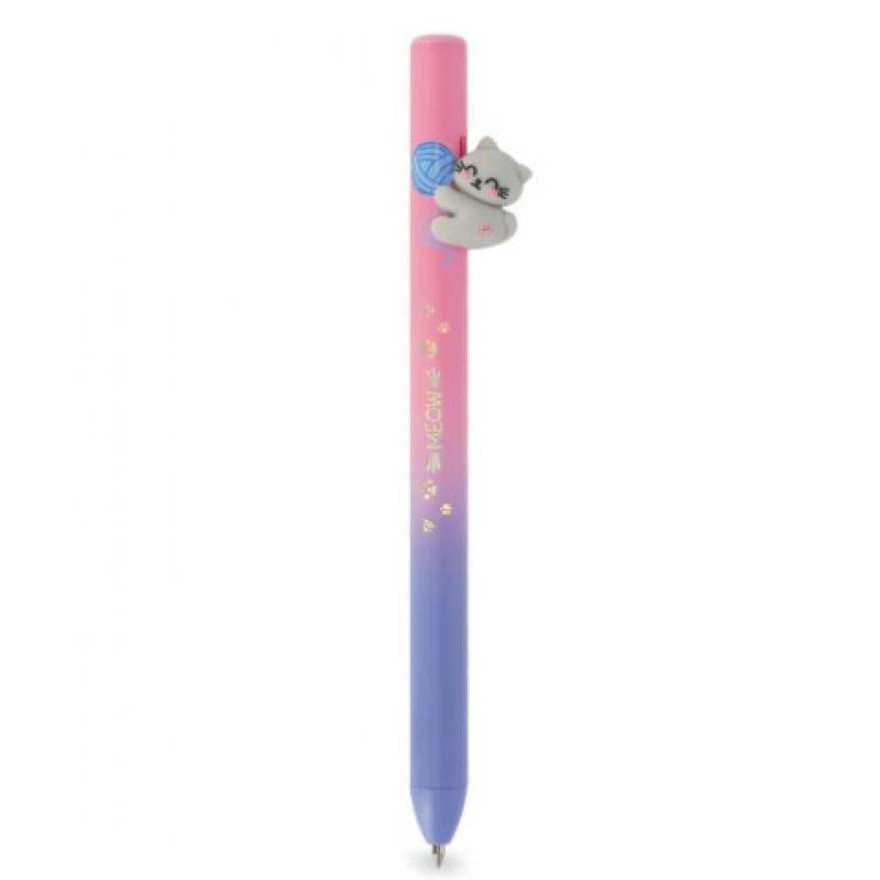 Legami Retractable Ballpoint Kitty Be Curious - Free Hugs Kitty