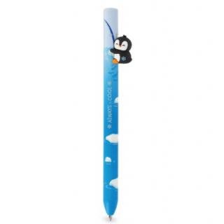 Legami Retractable Ballpoint Penguin Always Cool - Free Hugs Penguin