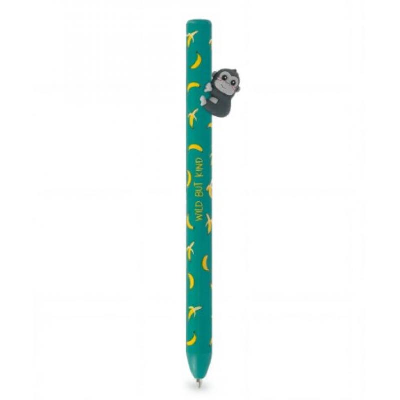 Legami Retractable Ballpoint Gorilla Wild but Kind - Free Hugs Gorilla