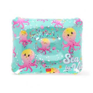 Legami Good Vibes Inflatable Pillow - Octopus