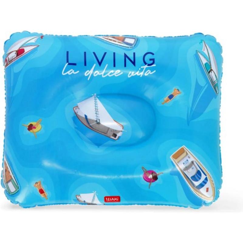 Legami Good Vibes Inflatable Pillow - La Dolce Vita