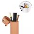 Legami 2-in-1 Silicone Pencil Case Kawaii Teddy Bear