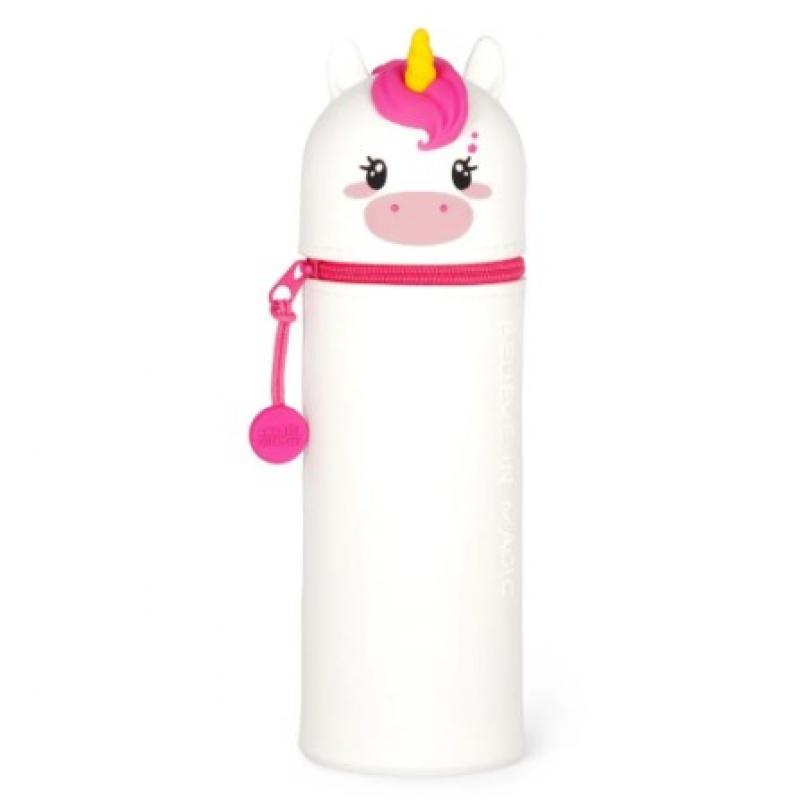 Legami 2-in-1 Silicone Pencil Case - Kawaii - Unicorn