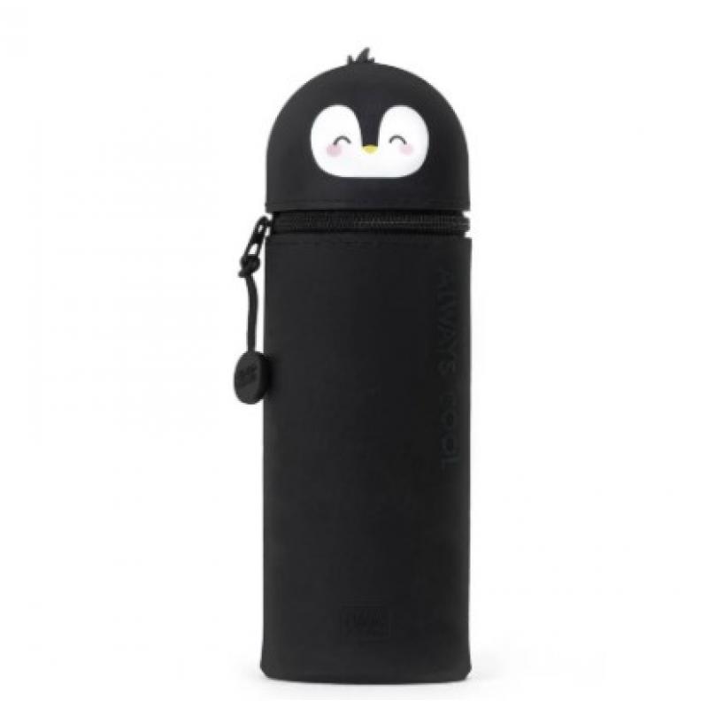 Legami 2-in-1 Silicone Pencil Case Kawaii Penguin