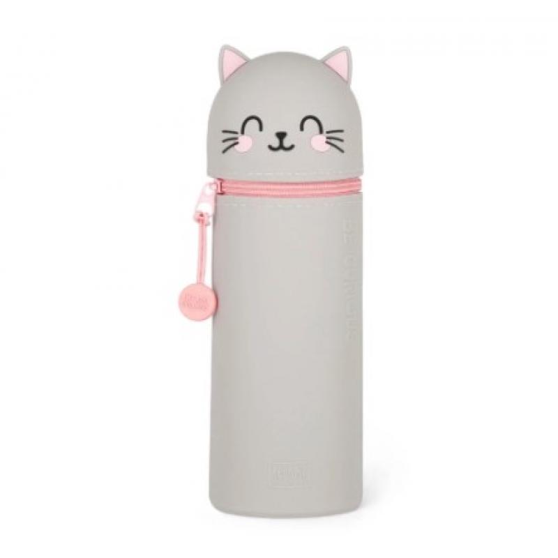 Legami 2-in-1 Silicone Pencil Case Kawaii Kitty