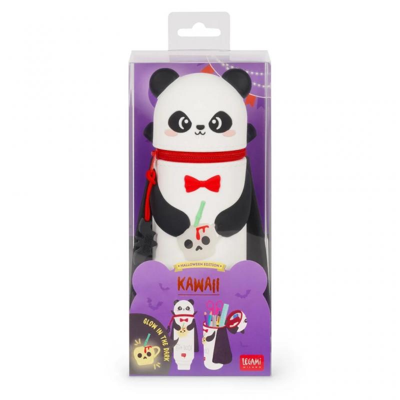 Legami Halloween Κασετίνα Μολυβοθήκη - Kawaii 2 In Soft Silicone - Panda Bam-Boo