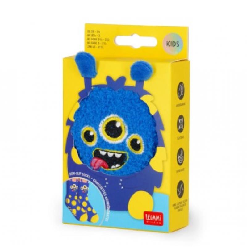 Legami Non-Slip Socks - It's A Match! Αντιολισθητικές Κάλτες - Monster - Kid KCS0008