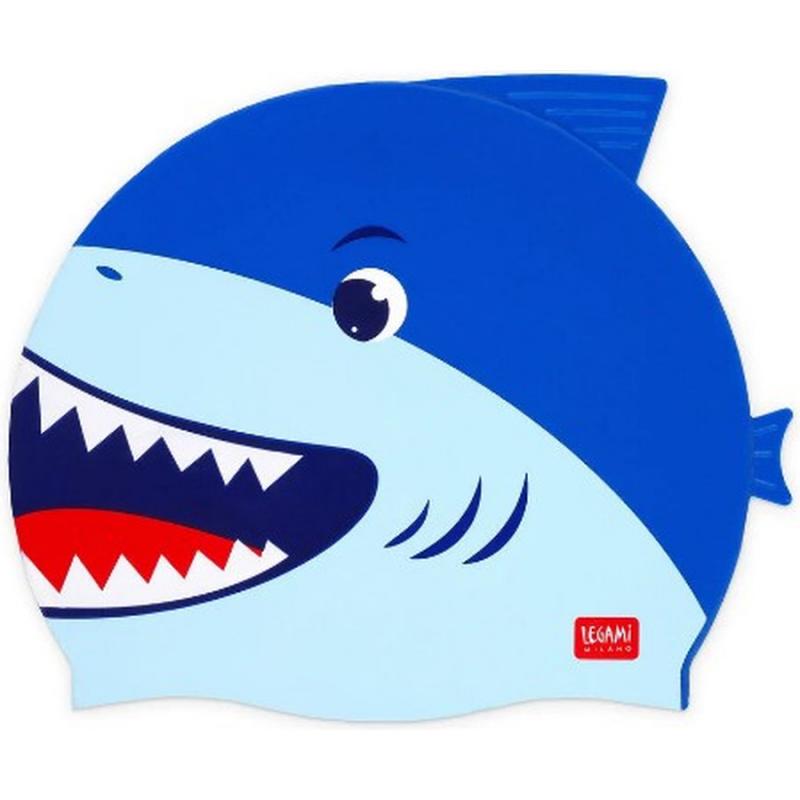 Legami Good Vibes Swimming Cap - Shark