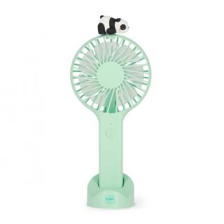 Legami Good Vibes Portable Rechargeable Mini Fan with Base