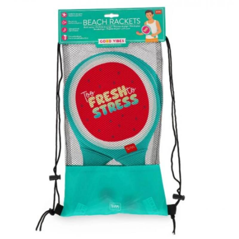 Legami Beach Rackets Set with 2 Balls Watermelon