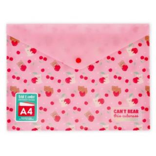 Legami Φάκελος με Κουμπί Fold & Order  Teddy Cherry