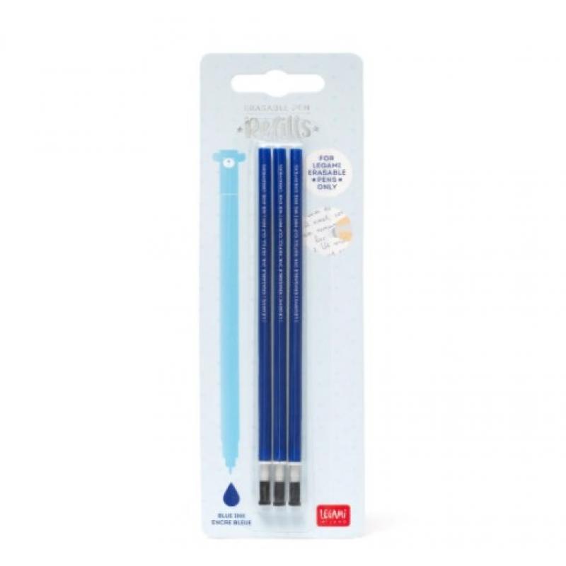 Legami Refill Blue Ink for Erasable Gel Pen (3 τεμ.)