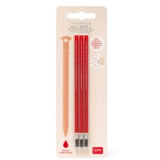 Legami Refill Red Ink for Erasable Gel Pen (3 τεμ.)
