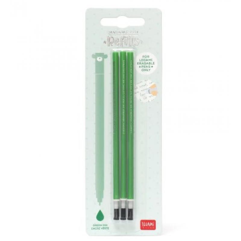 Legami Refill Green Ink for Erasable Gel Pen (3 τεμ.)