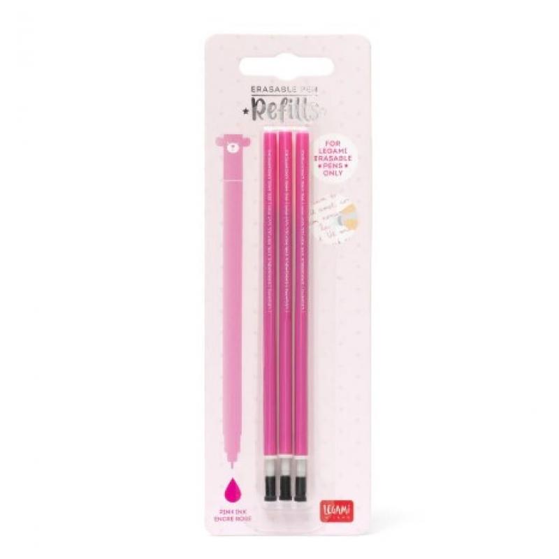 Legami Refill Pink Ink for Erasable Gel Pen (3 τεμ.)