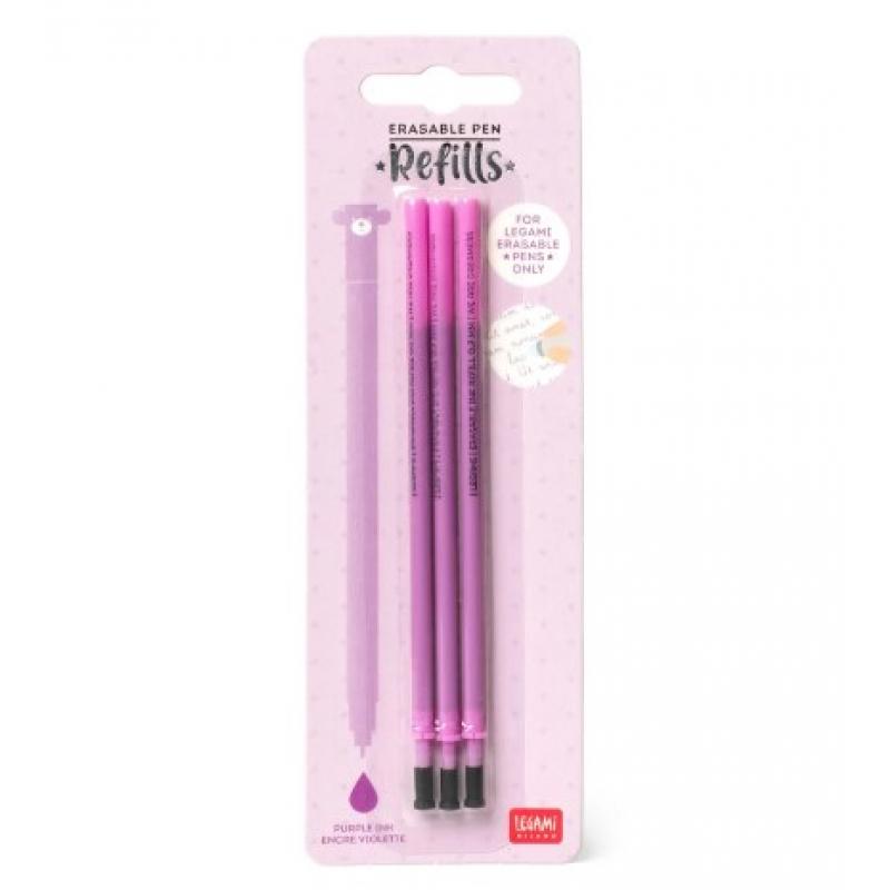 Legami Refill Purple Ink for Erasable Gel Pen (3 τεμ.)
