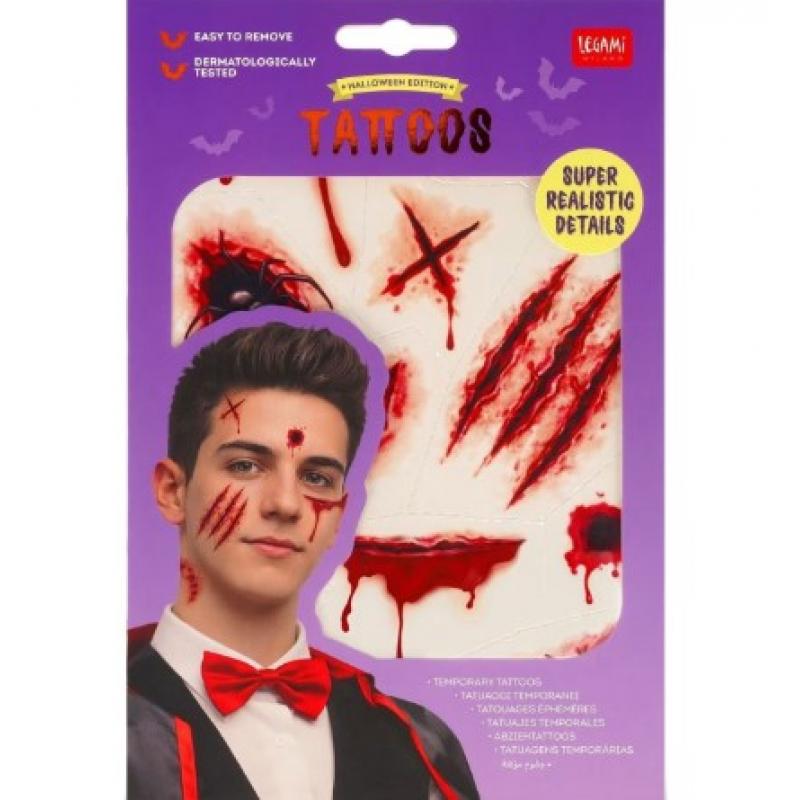 Legami Halloween Τατουάζ - Creepy Tattoos - Scar