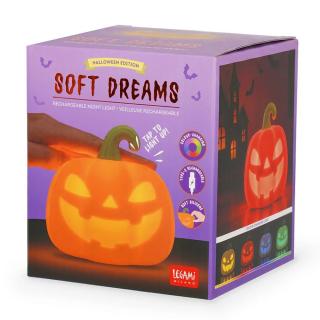 Legami Halloween Φωτάκι Νυκτός Επαναφορτιζόμενο - Soft Dreams - Pumpkin
