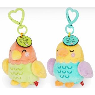Legami Set of 2 Plush Key Rings - Super Soft! - Tiny - Secret How to Say I Love You 2026