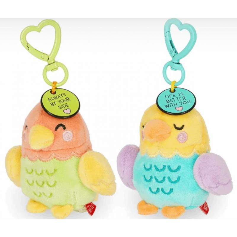 Legami Set of 2 Plush Key Rings - Super Soft! - Tiny - Secret How to Say I Love You 2026