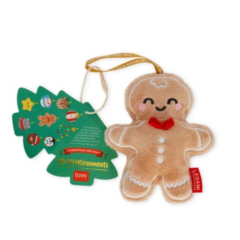 Legami Plush Λούτρινο Χριστουγεννιάτικο Στολίδι Ginger Bread Oh- Oh - Ohrnaments