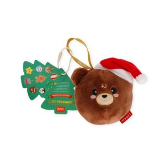 Legami Plush Λούτρινο Χριστουγεννιάτικο Στολίδι Teddy Bear - Oh- Oh - Ohrnaments
