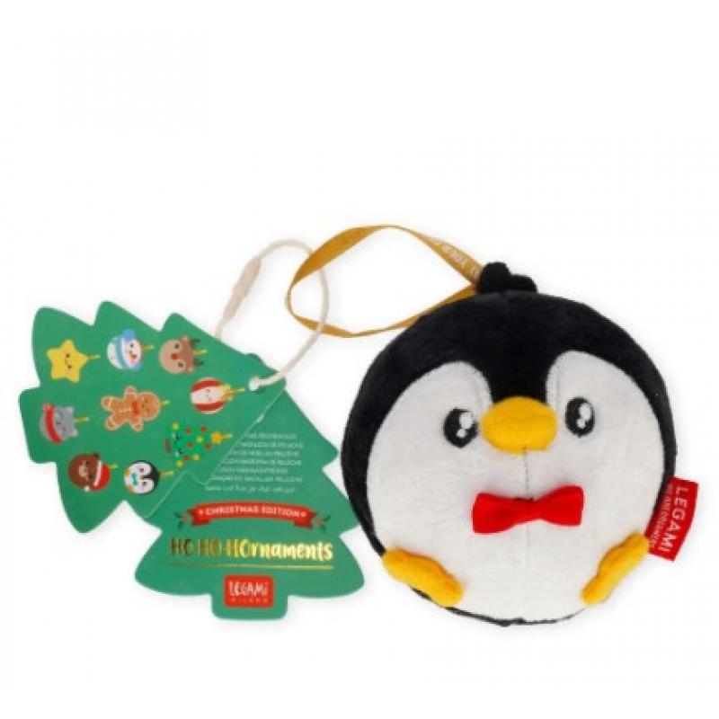Legami Plush Λούτρινο Χριστουγεννιάτικο Στολίδι Penguin - Oh- Oh - Ohrnaments
