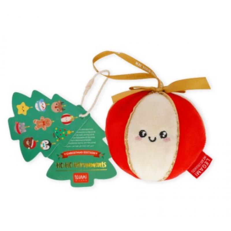 Legami Plush Λούτρινο Χριστουγεννιάτικο Στολίδι Ball - Oh- Oh - Ohrnaments
