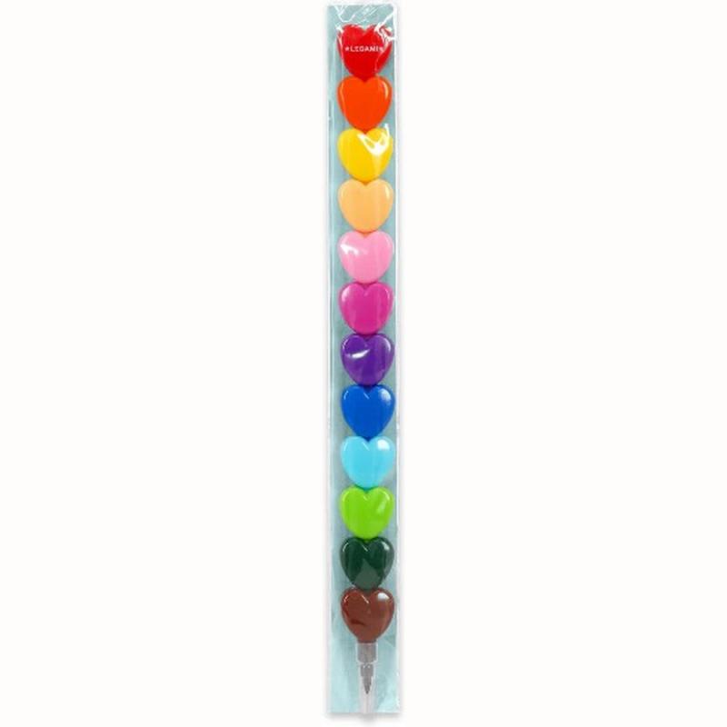 Legami 12 Stackable Crayons - Dream in Color