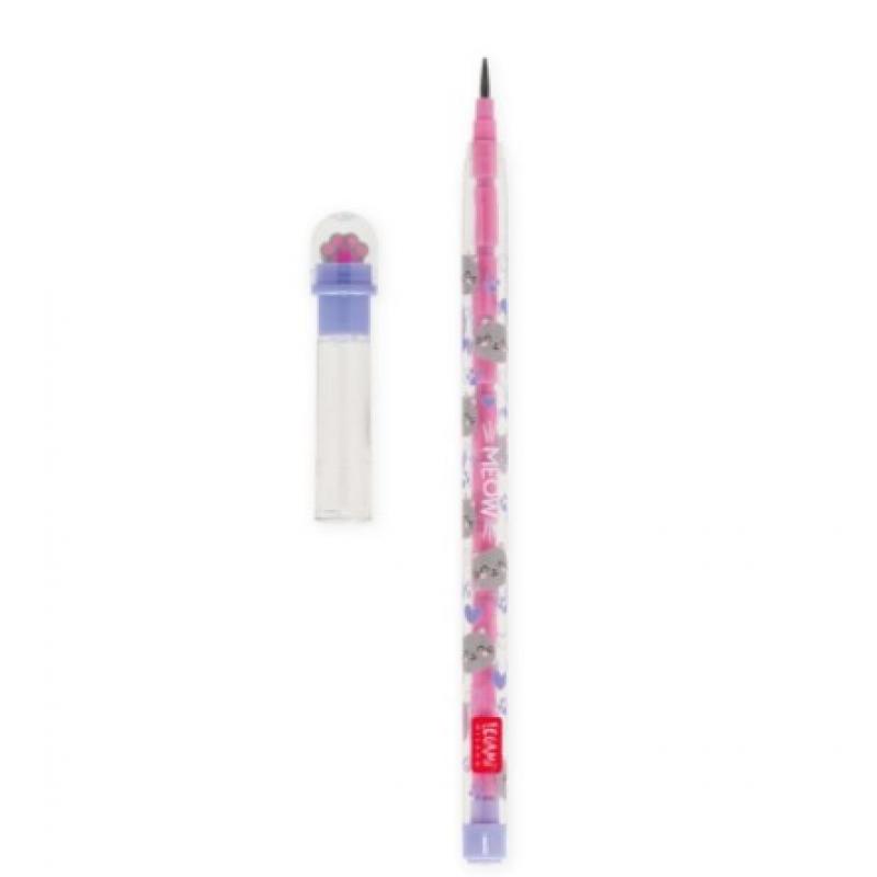 Legami Stackable Pencil Με Γόμα Take a Tip Kitty STE0001