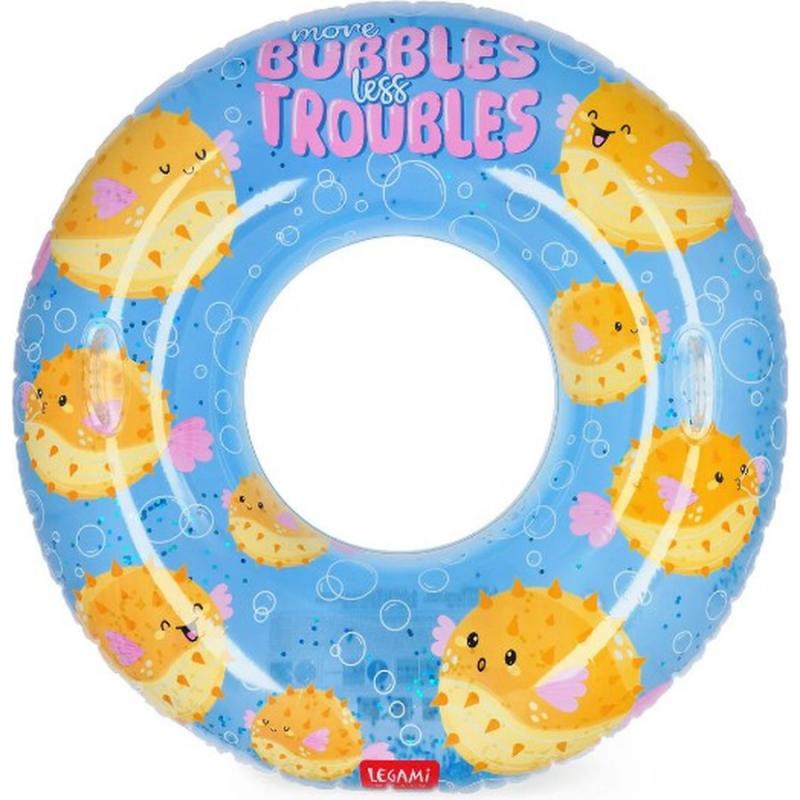 Legami Good Vibes Maxi Pool Ring - Pufferfish