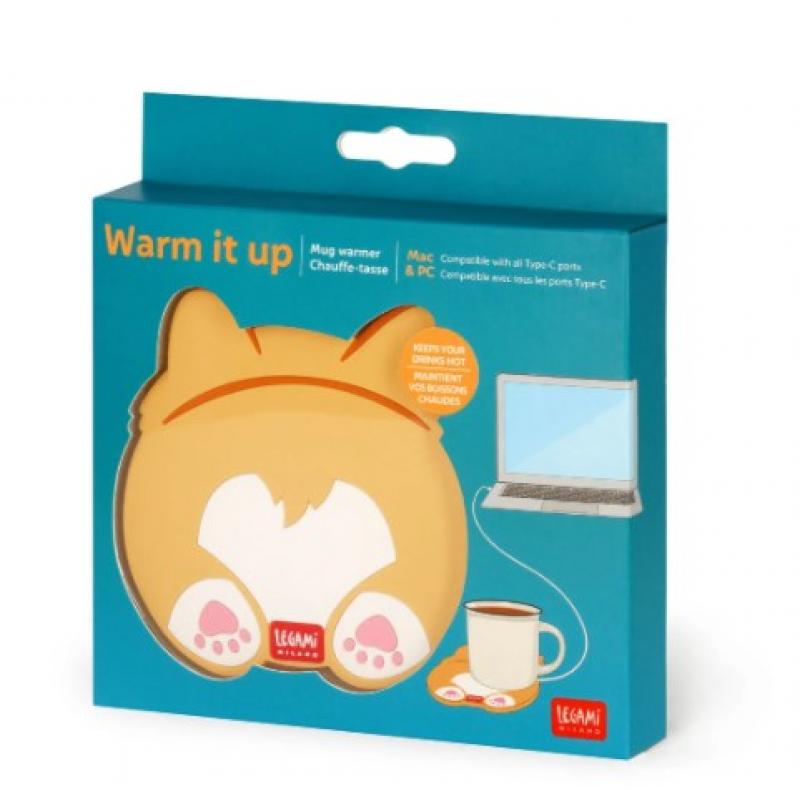 Legami Warm it Up - USB Mug Warmer - Corgi
