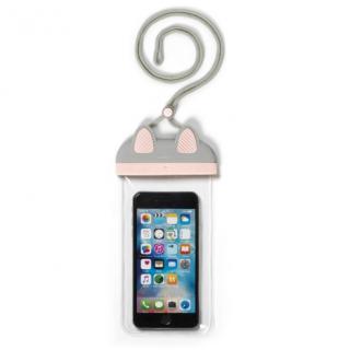 Legami Good Vibes Waterproof Phone Pouch - Kitty