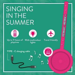 Legami Singing in the Summer - Water Resistant Wireless Speak - Watermelon